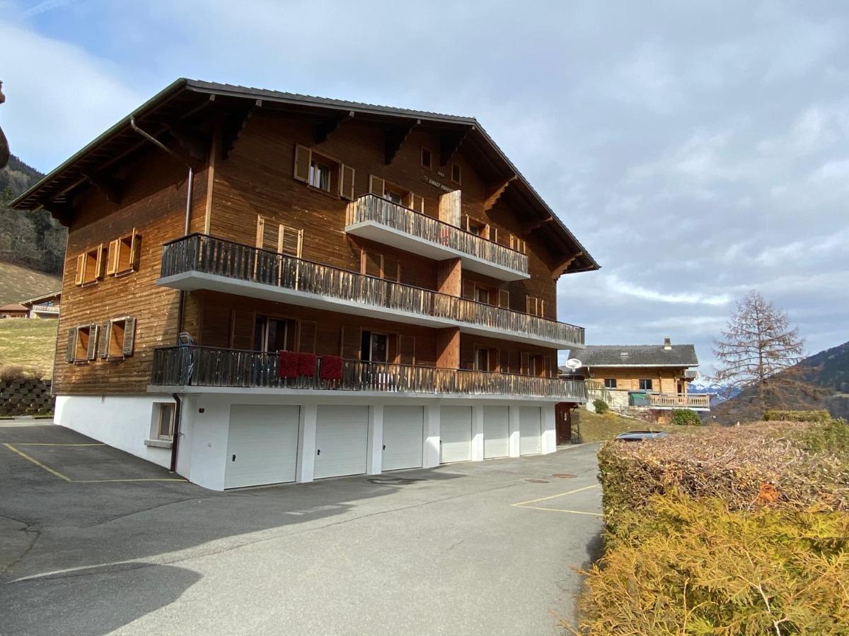 Chalet Marguerite - Bel Appartement 3 Chambres Avec Feu Ouvert, Vue Imprenable, Dans Un Chalet A Taille Humaine De 6 Unites Val dʼIlliez Eksteriør bilde